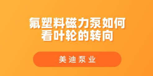 氟塑料磁力泵如何看葉輪的轉(zhuǎn)向.jpg